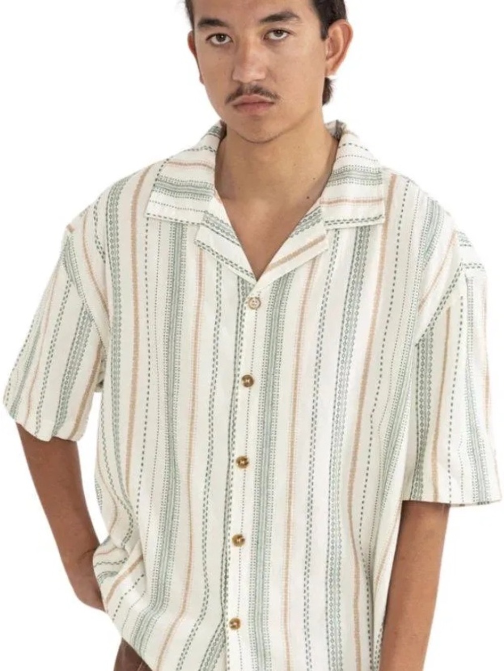 Rhythm Relaxed Striped Men’s Shirt